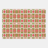 Retrokerst Inpakpapier Vel (Voorkant 3)