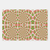 Retrokerst Inpakpapier Vel (Voorkant 2)