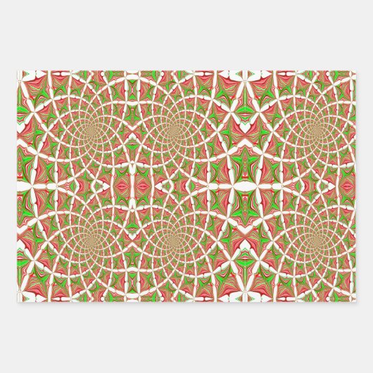 Retrokerst Inpakpapier Vel (Voorkant 2)