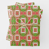 Retrokerst Inpakpapier Vel (In situ)