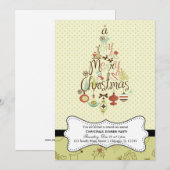 Retrokerst Kaart (Voorkant / Achterkant)