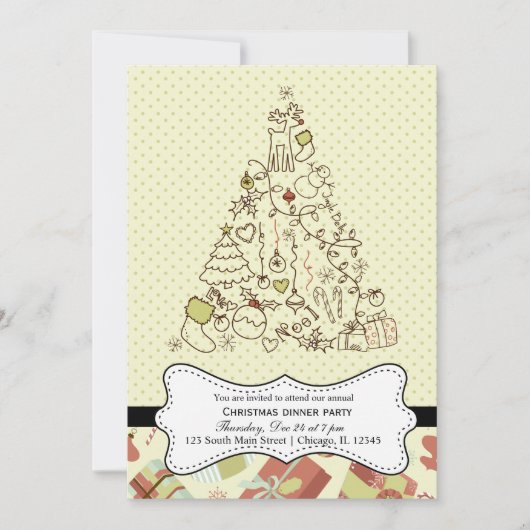 Retrokerst Kaart (Voorkant)