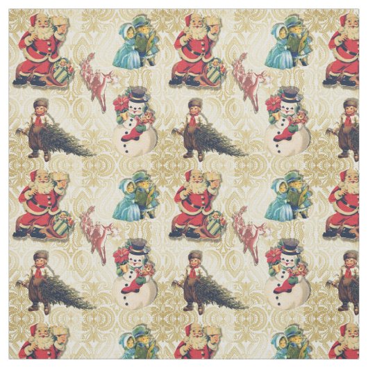 Retrokerst Stof (Swatch)