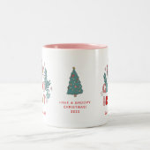 Retrokerst Tweekleurige Koffiemok (Center)