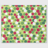 Retrokerstpapier voor Stippen Cadeaupapier (Vlak)