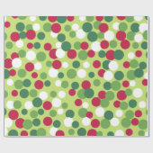 Retrokerstpapier voor Stippen Cadeaupapier (Vlak)