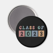 Retroklasse 2023 Schoolacademie — Gift Magneet (Voorkant / Achterkant)