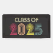 Retroklasse van 2025 spandoek (Horizontaal)