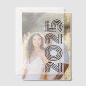 Retroklasse van 2025 vellum uitnodigingen (Offset (Koppel))