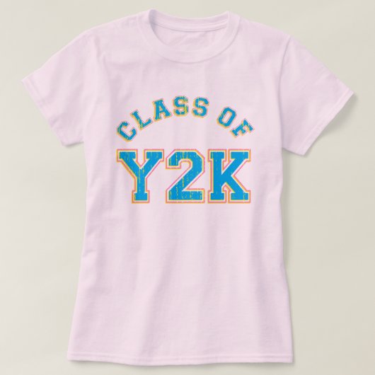 Retroklasse Y2K T-shirt (Design voorkant)