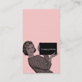 Retroklembord Visitekaartje (Achterkant)