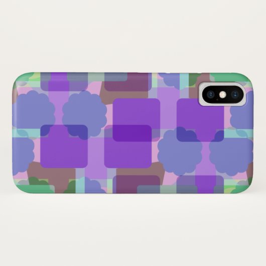 Retrokleuren Case-Mate iPhone Case (Achterkant (horizontaal))
