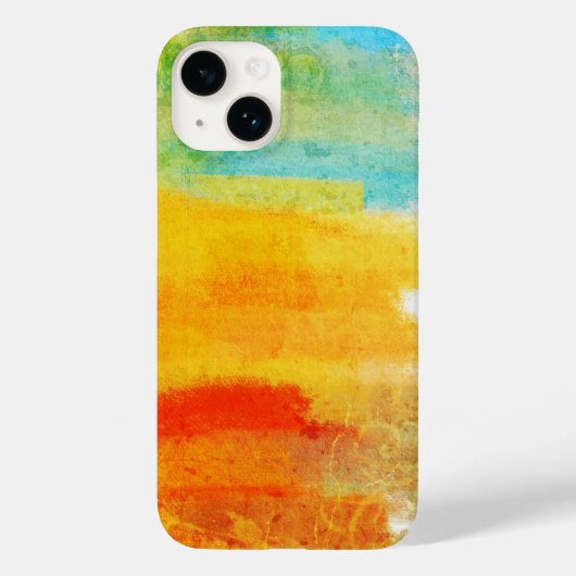 retrokleurig | Abstract schilderen Case-Mate iPhone Case (Achterkant)
