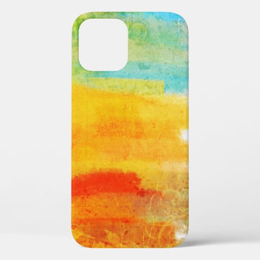  retrokleurig | Abstract schilderen Case-Mate iPhone Case (Achterkant)