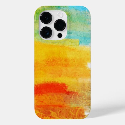  retrokleurig | Abstract schilderen Case-Mate iPhone Case (Achterkant)