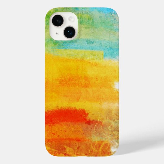  retrokleurig | Abstract schilderen Case-Mate iPhone Case (Achterkant)