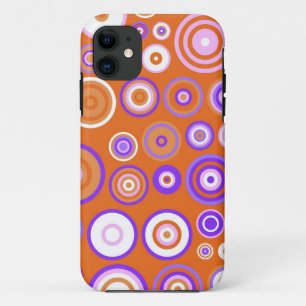 Retrokleurige cirkels naadloos grafisch Case-Mate iPhone case