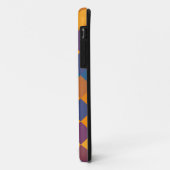 Retrokleurige diamant naadloos grafisch Case-Mate iPhone case (Achterkant/links)