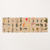 Retrokleurige dieren #5 yogamat (Achterkant (horizontaal))