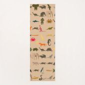 Retrokleurige dieren #5 yogamat (Voorkant)