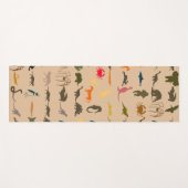 Retrokleurige dieren #5 yogamat (Voorkant (horizontaal))