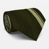  retrokleurige gestripte kunst stropdas (Opgerold)