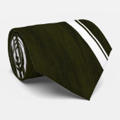  retrokleurige gestripte kunst stropdas (Opgerold)