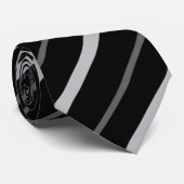  retrokleurige gestripte kunst stropdas (Opgerold)