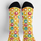 Retrokleurige stippen sokken (Top)