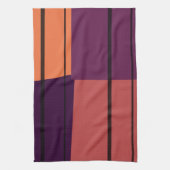  retrokleurrijke strips Art Patroon #2 Theedoek (Verticaal)