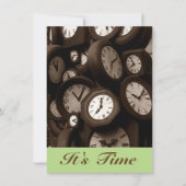 Retroklokken Het zijn herinneringsaankondigingen v Aankondiging (Voorkant)