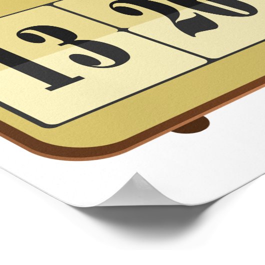 Retroklokradio Poster (Hoek)