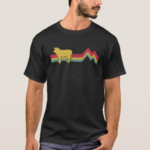 RetroKoe .  Stijlvol Boerderij Rundvee 70S 8 T-shirt