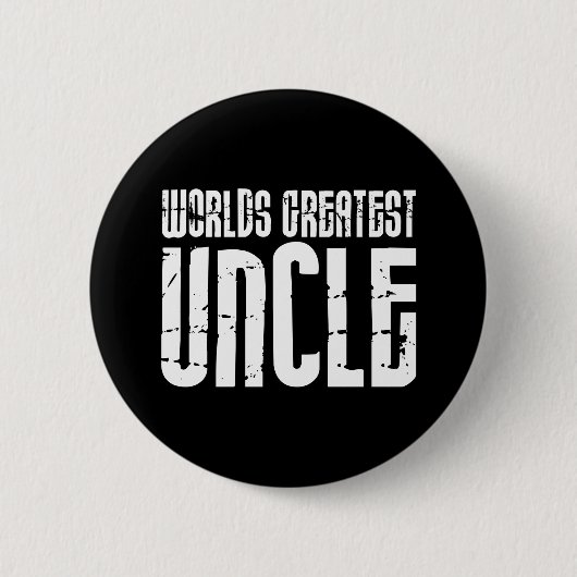  Retrokoele cilindertjes : 's Werelds grootste oom Ronde Button 5,7 Cm (Voorkant)