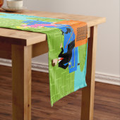 Retrokoppeling met kat-tafelloper korte tafelloper (Voorbeeld)