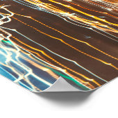 Retrokosmische lichten poster (Hoek)