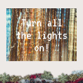 Retrokosmische lichten poster