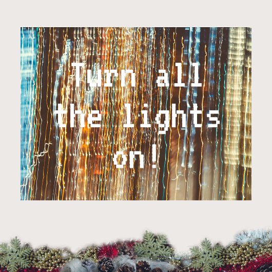 Retrokosmische lichten poster