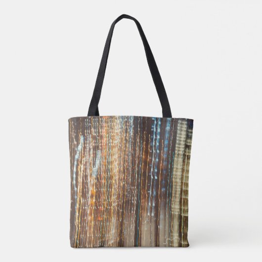 Retrokosmische lichten tote bag (Achterkant)