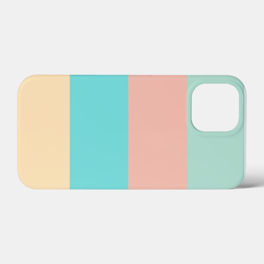 Retrokuststropen Case-Mate iPhone Case (Achterkant (horizontaal))