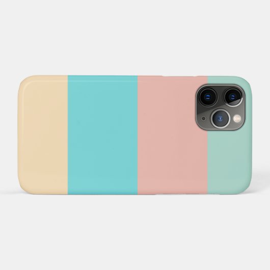 Retrokuststropen Case-Mate iPhone Case (Achterkant (horizontaal))