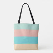 Retrokuststropen Tote Bag (Achterkant)