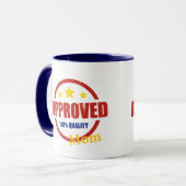 Retrokwaliteit goedgekeurde mam mok (Voorkant links)