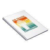 Retroluchtverkeersleider Notitieboek (Rechterzijde)