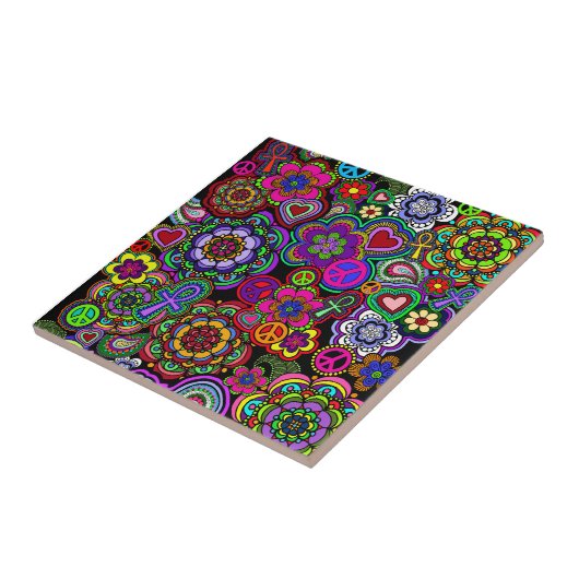 Retromaia 2 Tile Tegeltje (Zijkant)