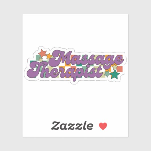 Retromassage therapeut sticker (Vel)
