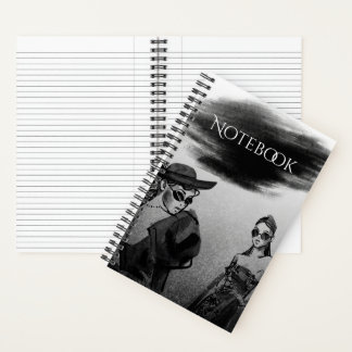 Retromeisje Notitieboek