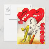  Retromes & Slijpsteen Valentijn Feestdagenkaart (Voorkant / Achterkant)