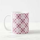 Retrometrische Mok, Fuchsia Koffiemok (Links)
