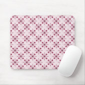 Retrometrische mousepad, Fuchsia Muismat (Met muis)